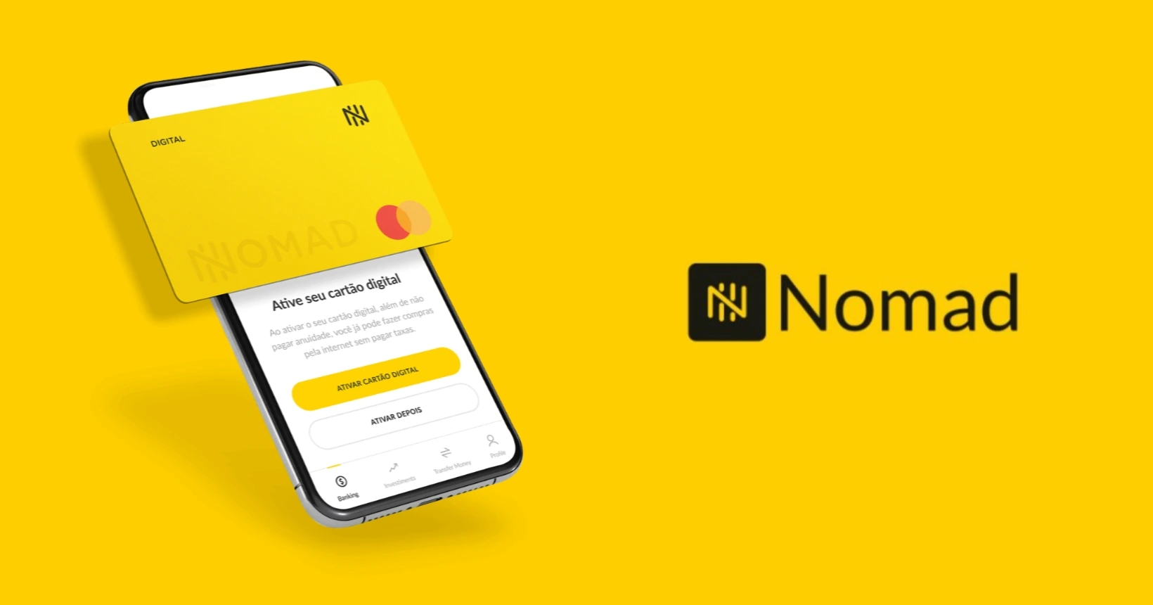 Abra sua conta na Nomad e ganhe até US$ 20 de cashback na conversão