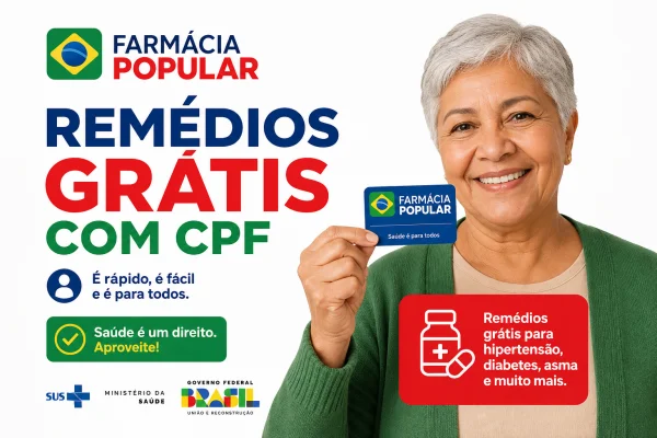 farmácia popular remédios grátis CPF