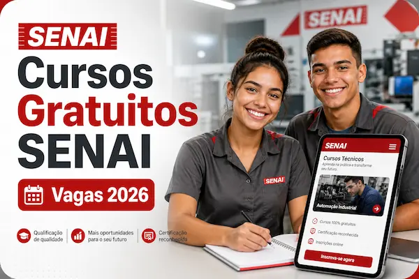 cursos gratuitos SENAI vagas