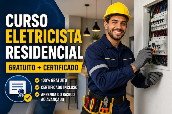 curso eletricista residencial gratuito certificado