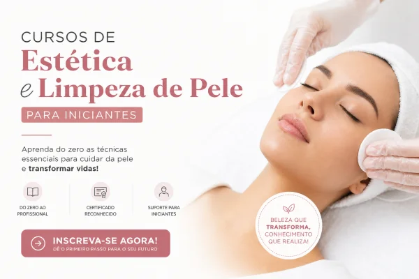 cursos estética limpeza de pele iniciantes