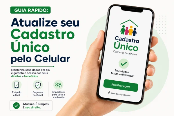 atualizar Cadastro Único celular