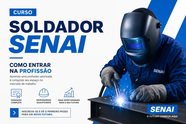 curso soldador SENAI certificado