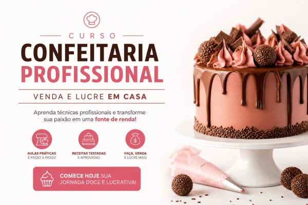 curso confeitaria profissional vender em casa